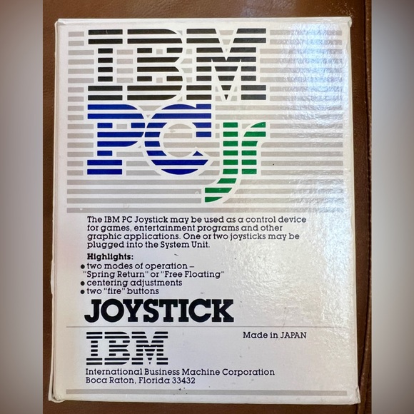 IBM PCjr Joystick Vintage OEM Computer Controller for Gaming NEW Old Stock - Picture 3 of 15